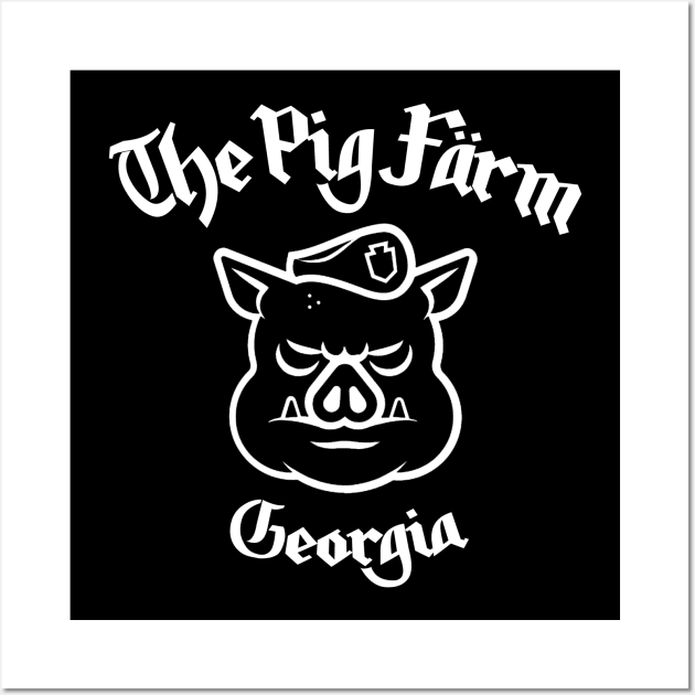 The Pig Farm PigHead Wall Art by ShredBeard